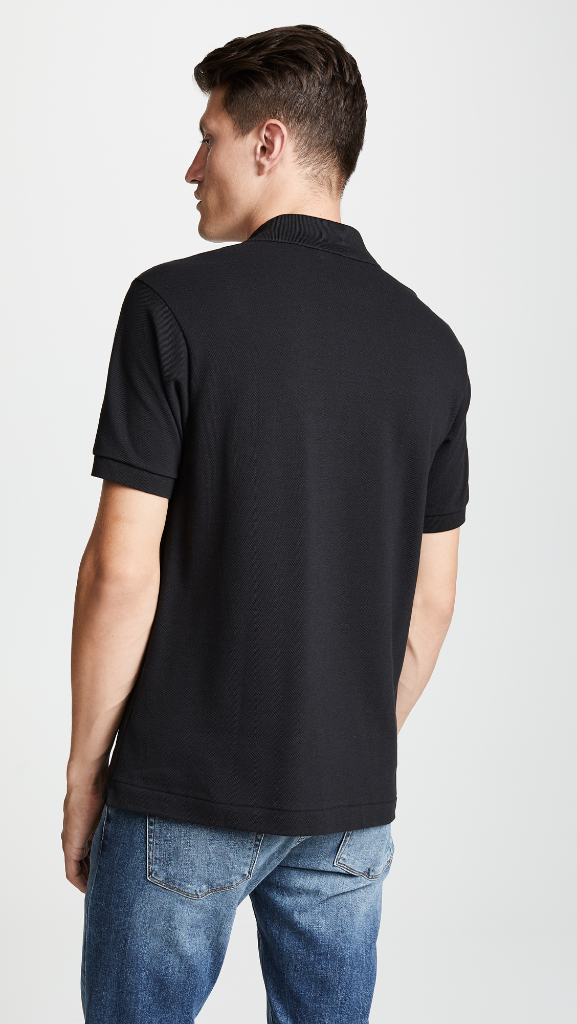 Foto 4 pulgar | Polo Lacoste Classic Chine L.12.12 Para Hombre Negro - Venta Internacional.