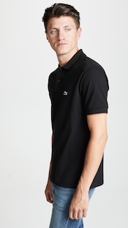 Foto 4 | Polo Lacoste Classic Chine L.12.12 Para Hombre Negro - Venta Internacional.