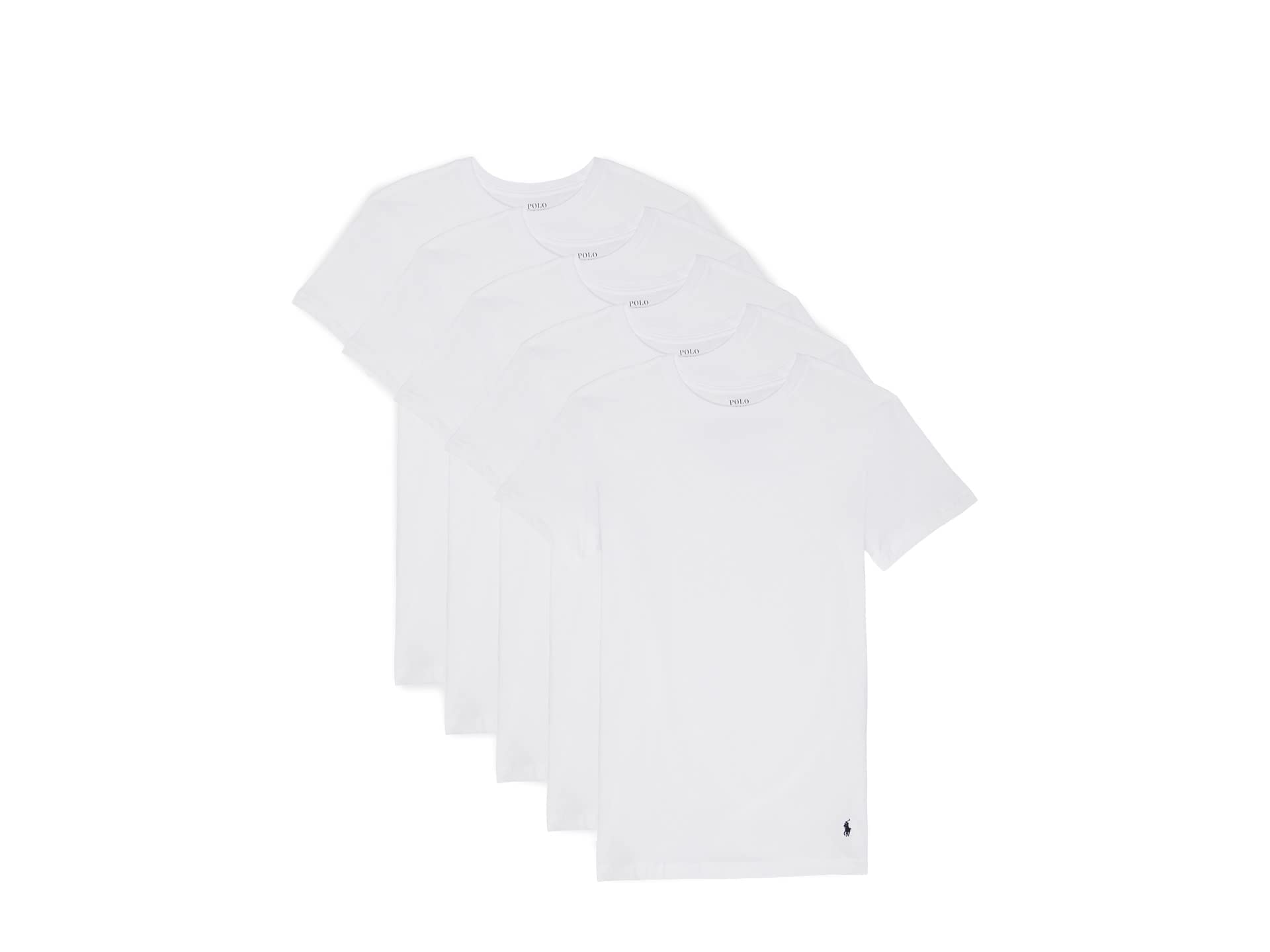 Foto 2 pulgar | Set De Camisetas Polo Ralph Lauren P5 Slim Fit Crews, Paquete De 5 - Venta Internacional.