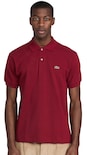 Polo Lacoste Classic Chine L.12.12 Para Hombre Rojo Burdeos - Venta Internacional.