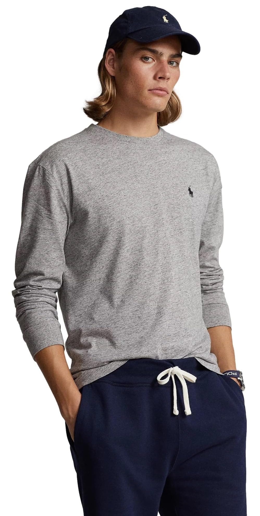 Foto 3 pulgar | Camiseta Polo Ralph Lauren De Manga Larga Para Hombre Talla M - Venta Internacional.