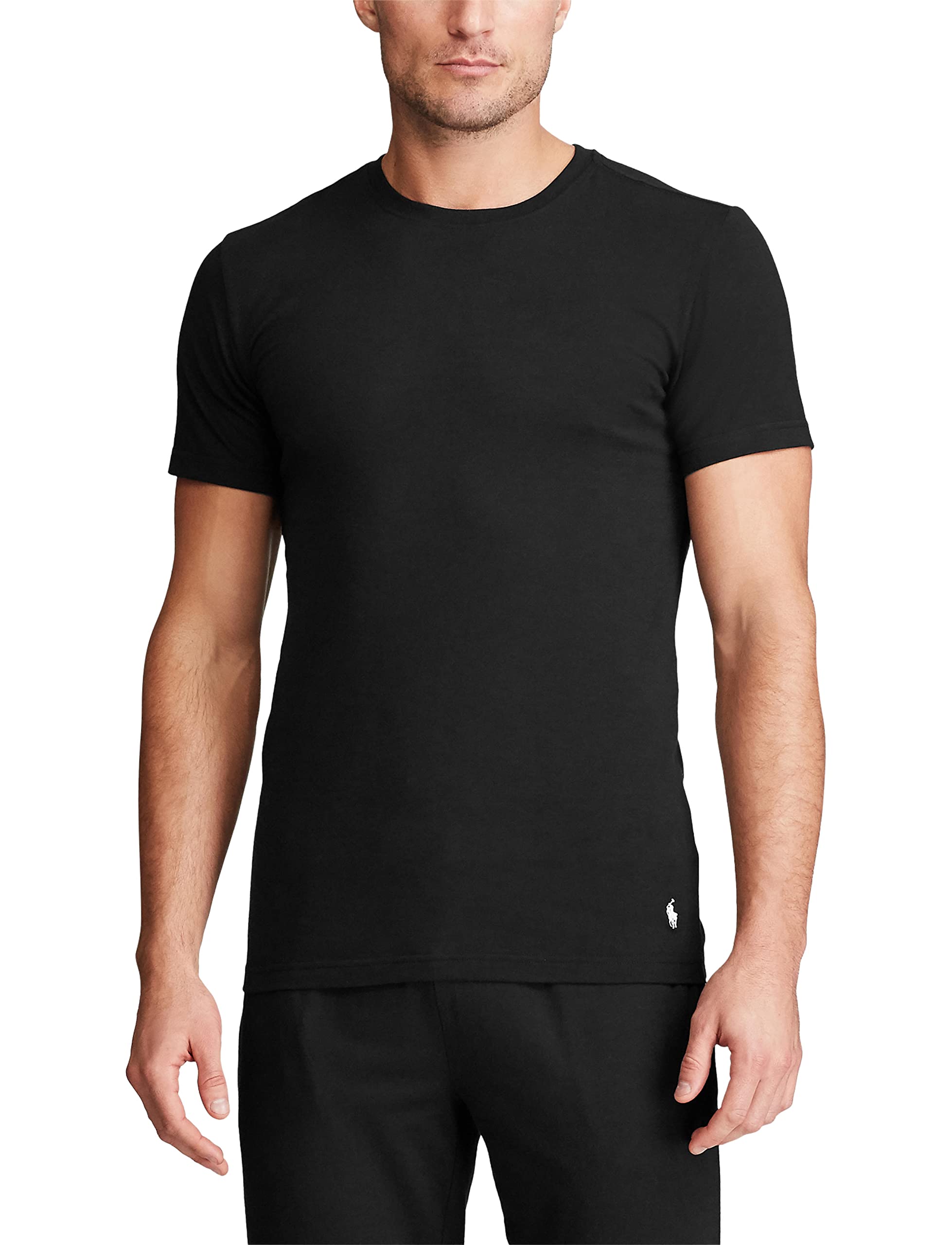 Foto 5 pulgar | Camiseta Polo Ralph Lauren Para Hombre, Ajustada Y Elástica, Paquete De 3 - Venta Internacional.