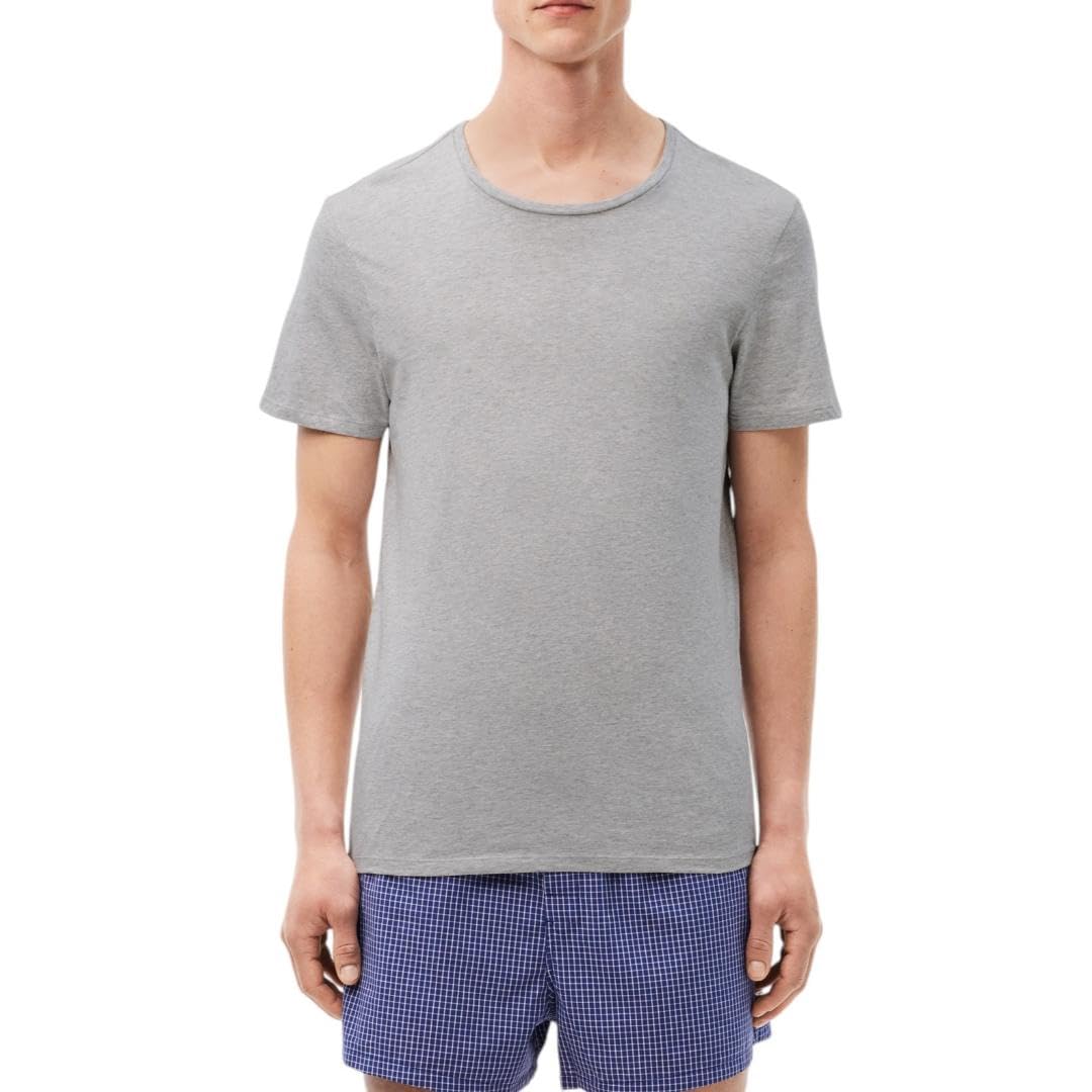 Foto 3 pulgar | Camiseta Lacoste Para Hombre, 100% Algodón, Corte Regular, Cuello Redondo, Paquete De 3 - Venta Internacional.