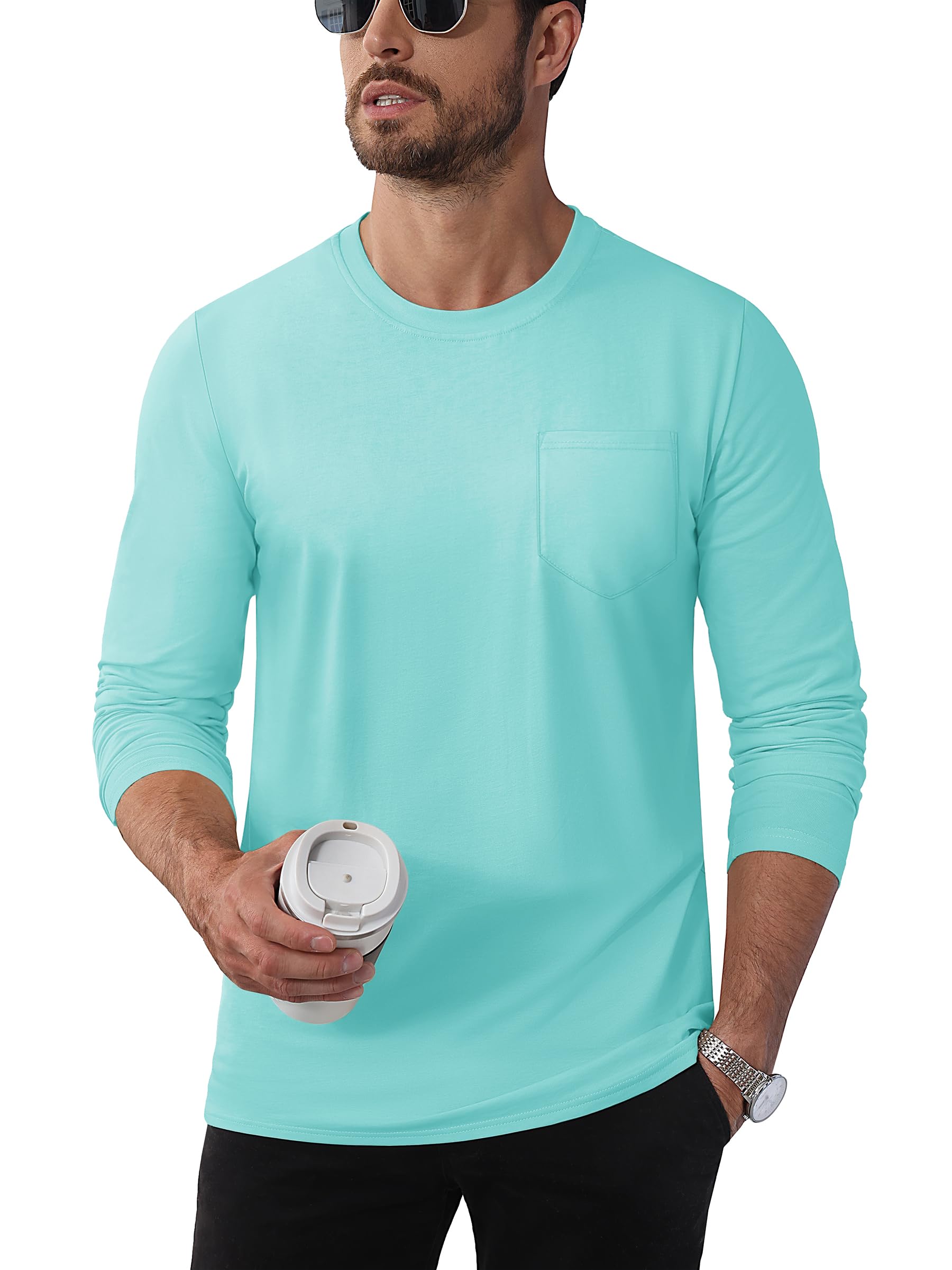 Camiseta de Manga Larga Tacvasen para Hombre - Venta Internacional