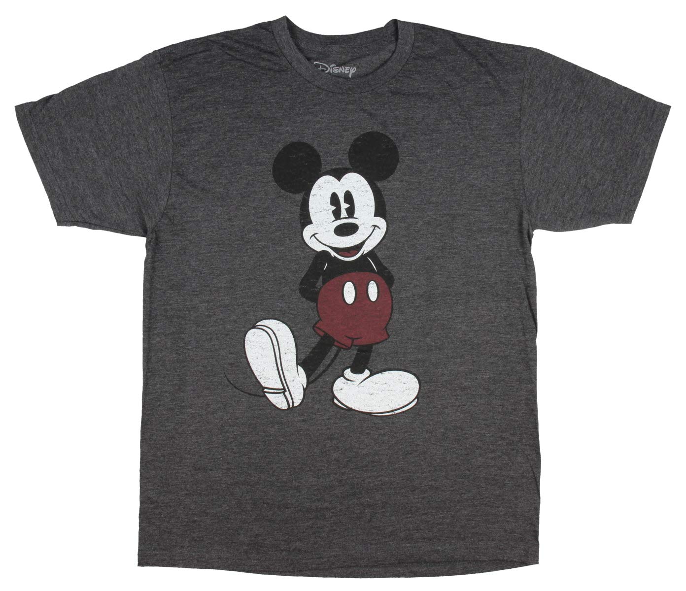 Foto 2 pulgar | Camiseta Disney Con Aspecto Desgastado De Mickey Mouse Para Hombre - Venta Internacional.