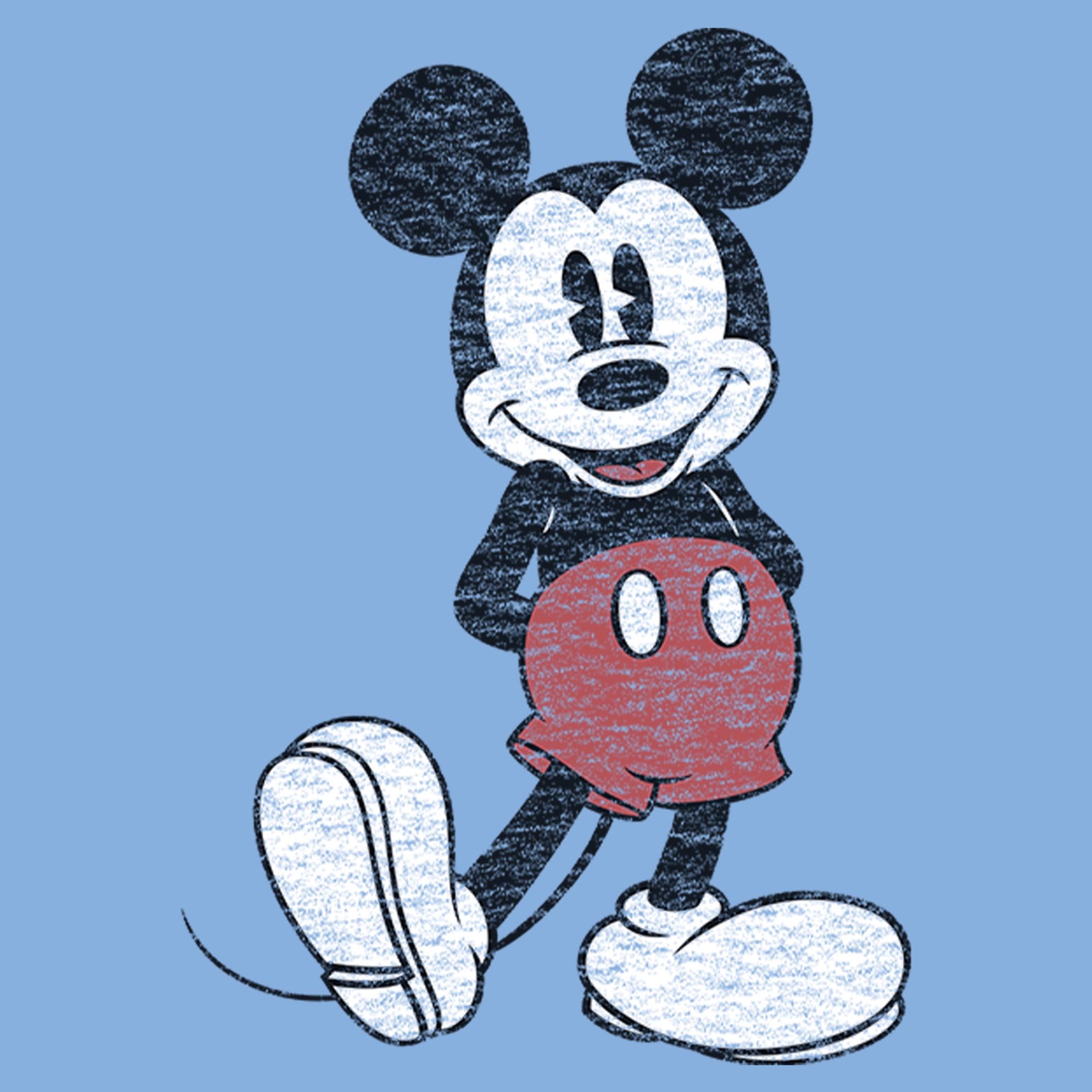 Foto 4 pulgar | Camiseta Disney De Mickey Mouse con Aspecto Desgastado para Hombre - Venta Internacional