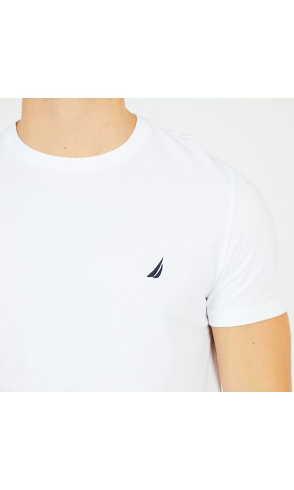 Foto 3 pulgar | Camiseta Nautica Para Hombre, Manga Corta, Lisa, Cuello Redondo, Talla Xs - Venta Internacional.