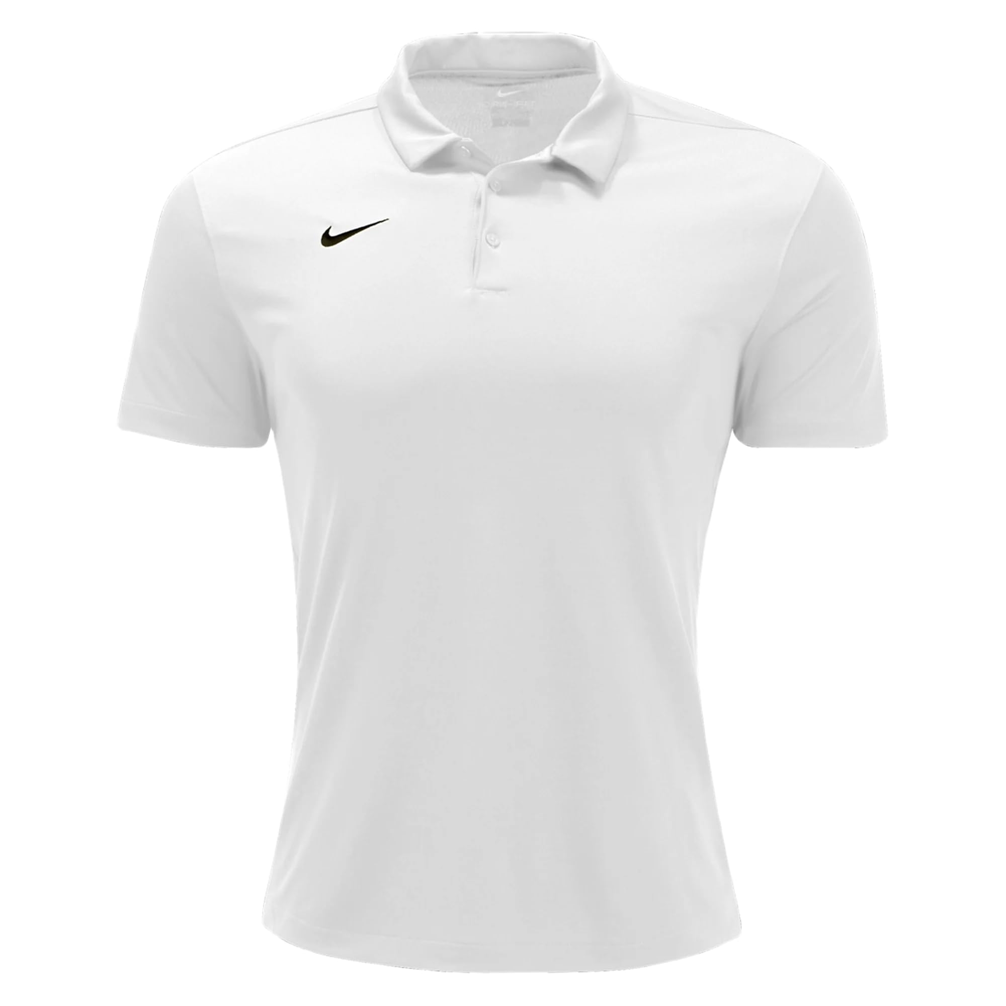 Polo Nike Dri-fit de Manga Corta Blanca para Hombre- Venta Internacional