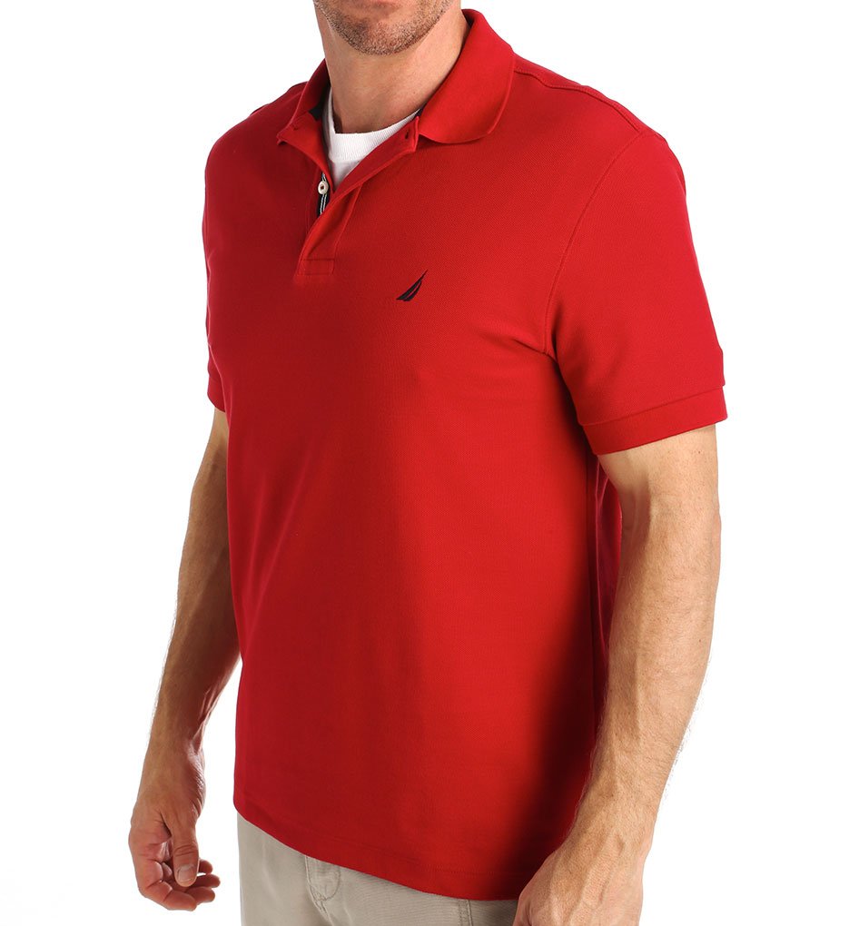 Foto 3 pulgar | Polo Nautica Para Hombre, Manga Corta, Acabado Liso, Azul Marino, Talla S - Venta Internacional.
