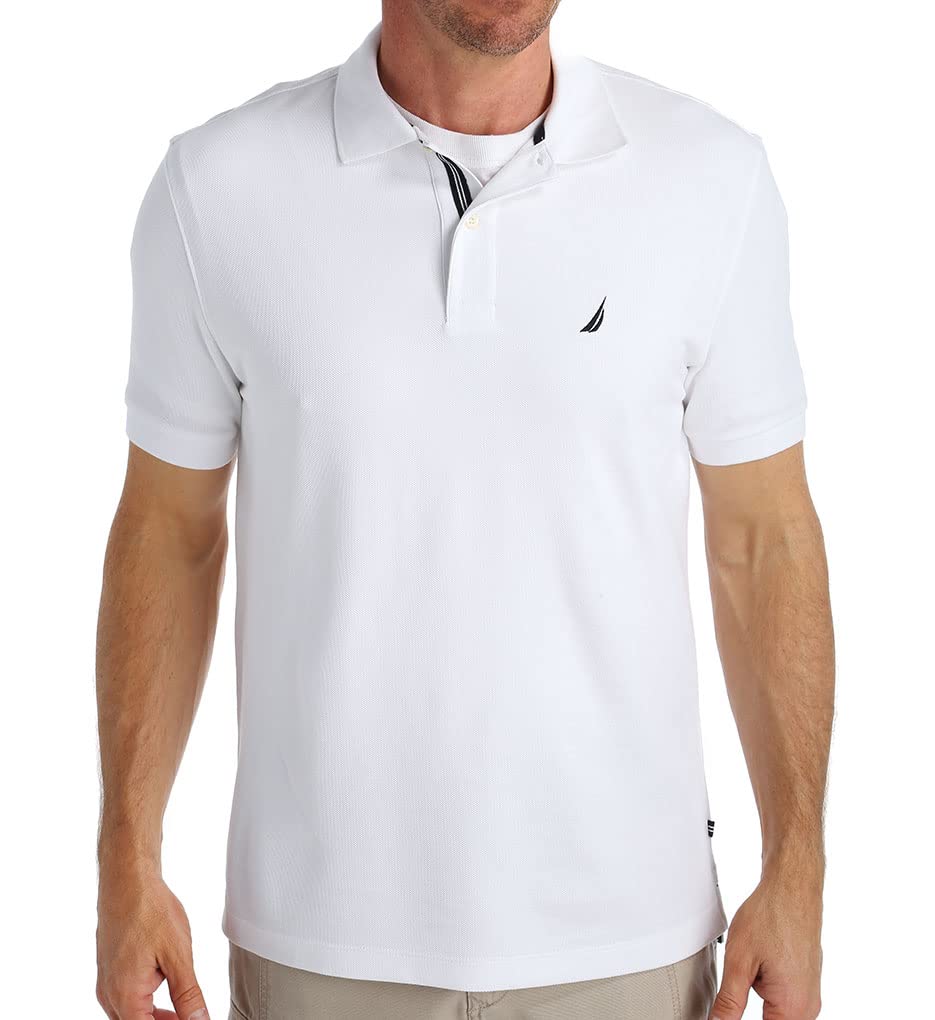 Foto 4 pulgar | Polo Nautica Para Hombre, Manga Corta, Acabado Liso, Azul Marino, Talla S - Venta Internacional.