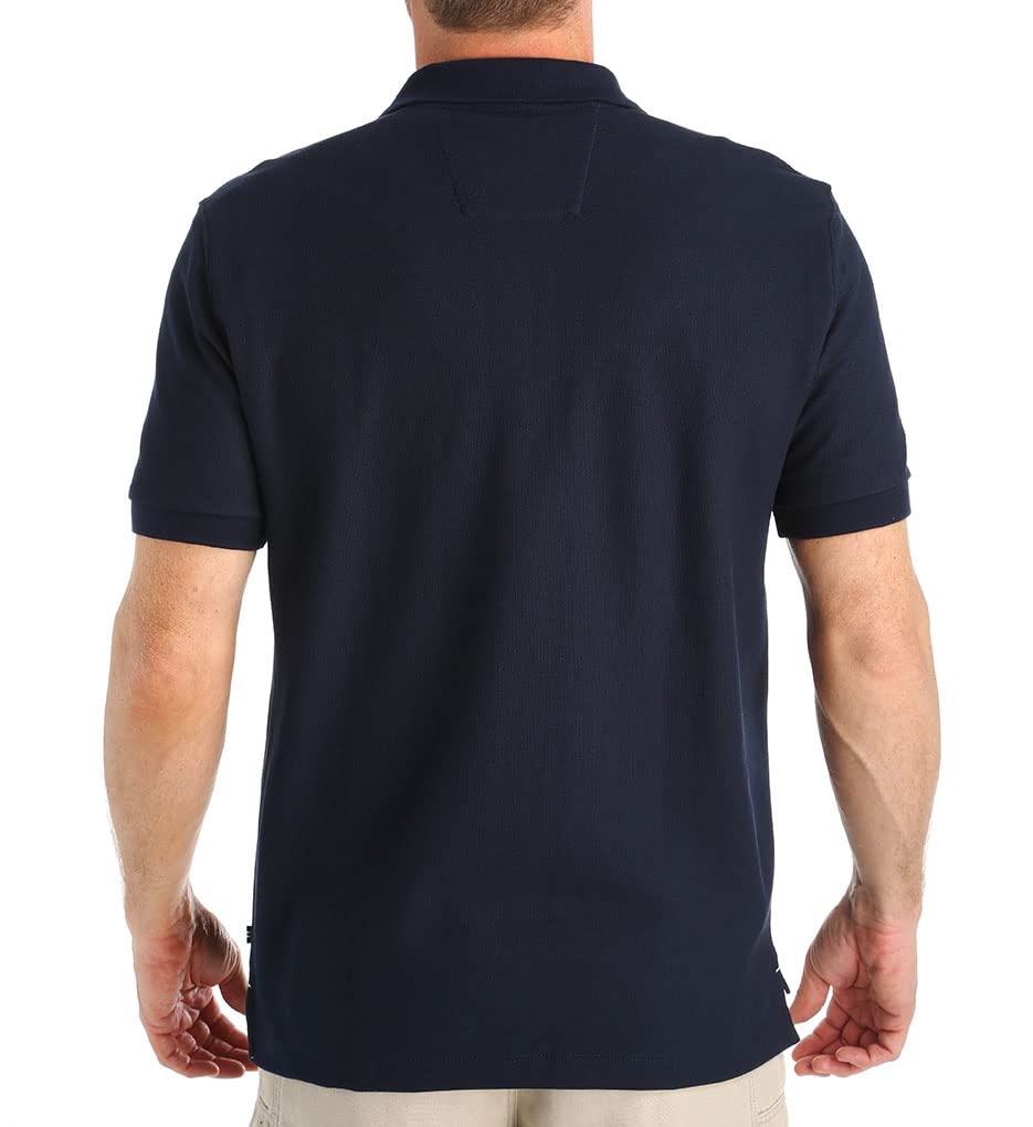 Foto 5 pulgar | Polo Nautica Para Hombre, Manga Corta, Acabado Liso, Azul Marino, Talla S - Venta Internacional.