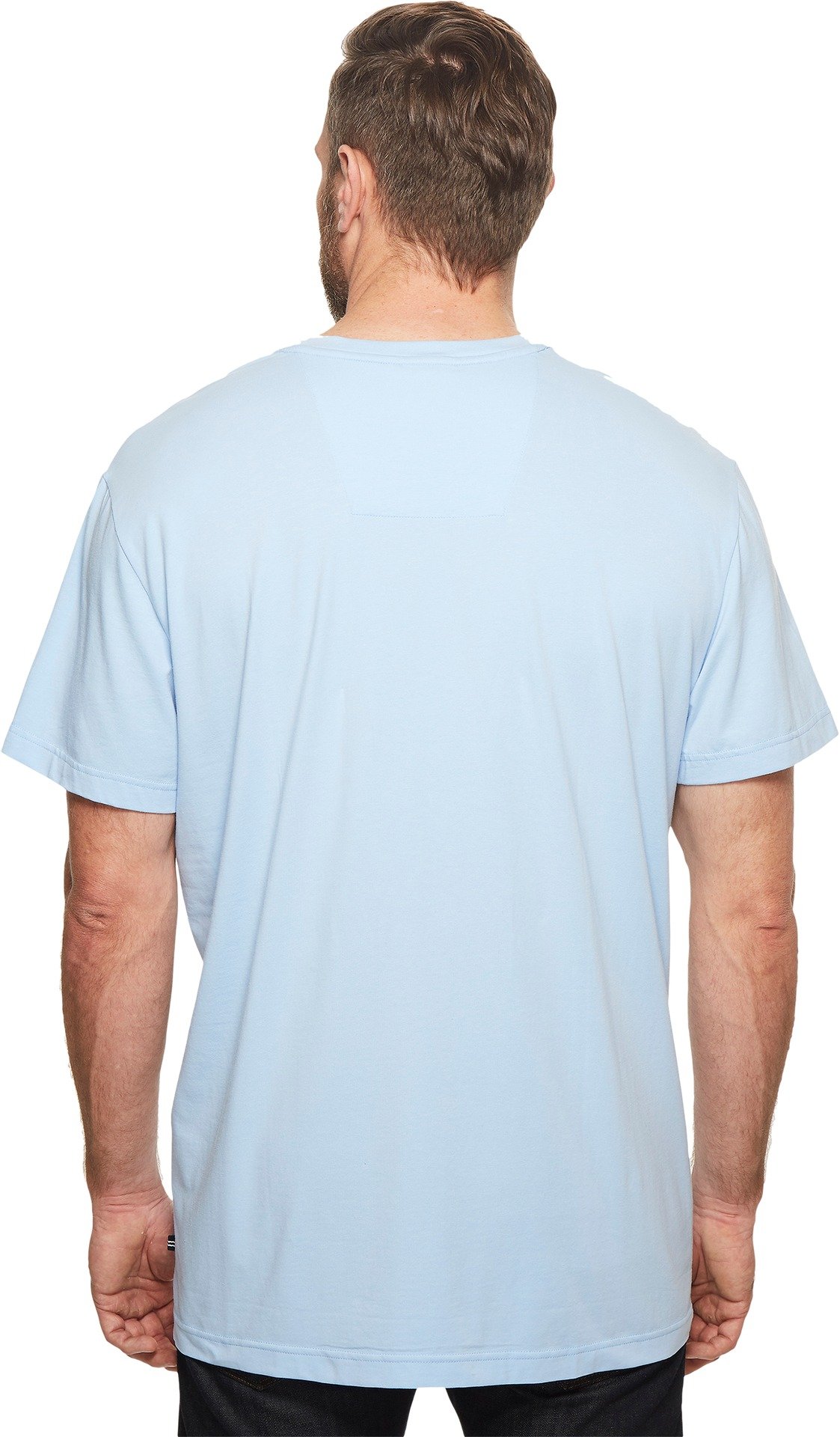 Foto 4 pulgar | Camiseta Nautica Para Hombre, Cuello Redondo Liso Con Bolsillo, Color Azul, Talla M - Venta Internacional.