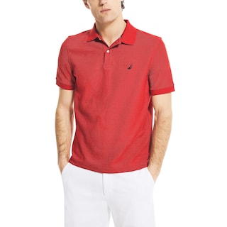 Foto 1 | Polo Nautica Para Hombre, Manga Corta, Acabado Liso, Color Rojo - Xs - Venta Internacional.