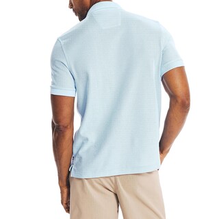 Foto 2 | Polo Nautica Para Hombre, Manga Corta, Liso, Azul, Talla L - Venta Internacional.