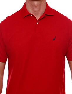 Foto 2 | Polo Nautica De Manga Corta De Piqué De Algodón Liso Para Hombre - Venta Internacional.