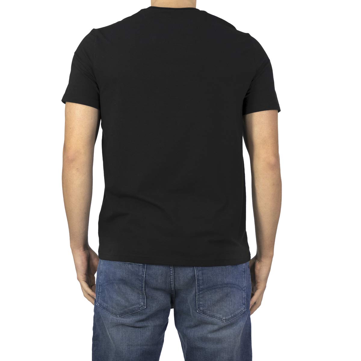 Foto 4 pulgar | Camiseta Nautica Solid Con Cuello Redondo Y Bolsillo De Manga Corta Para Hombre - Venta Internacional.