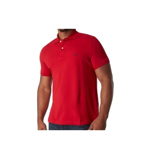 Foto 1 | Polo Nautica Para Hombre, Manga Corta, Algodón Liso, Piqué, Rojo - Venta Internacional.