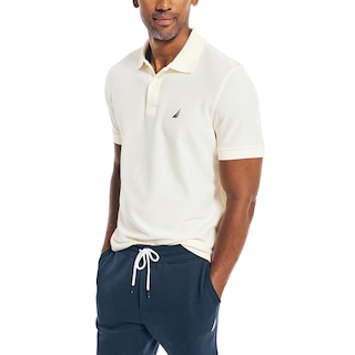 Foto 1 | Polo Nautica Para Hombre, Manga Corta, Cubierta Lisa, Color Crema - Venta Internacional.