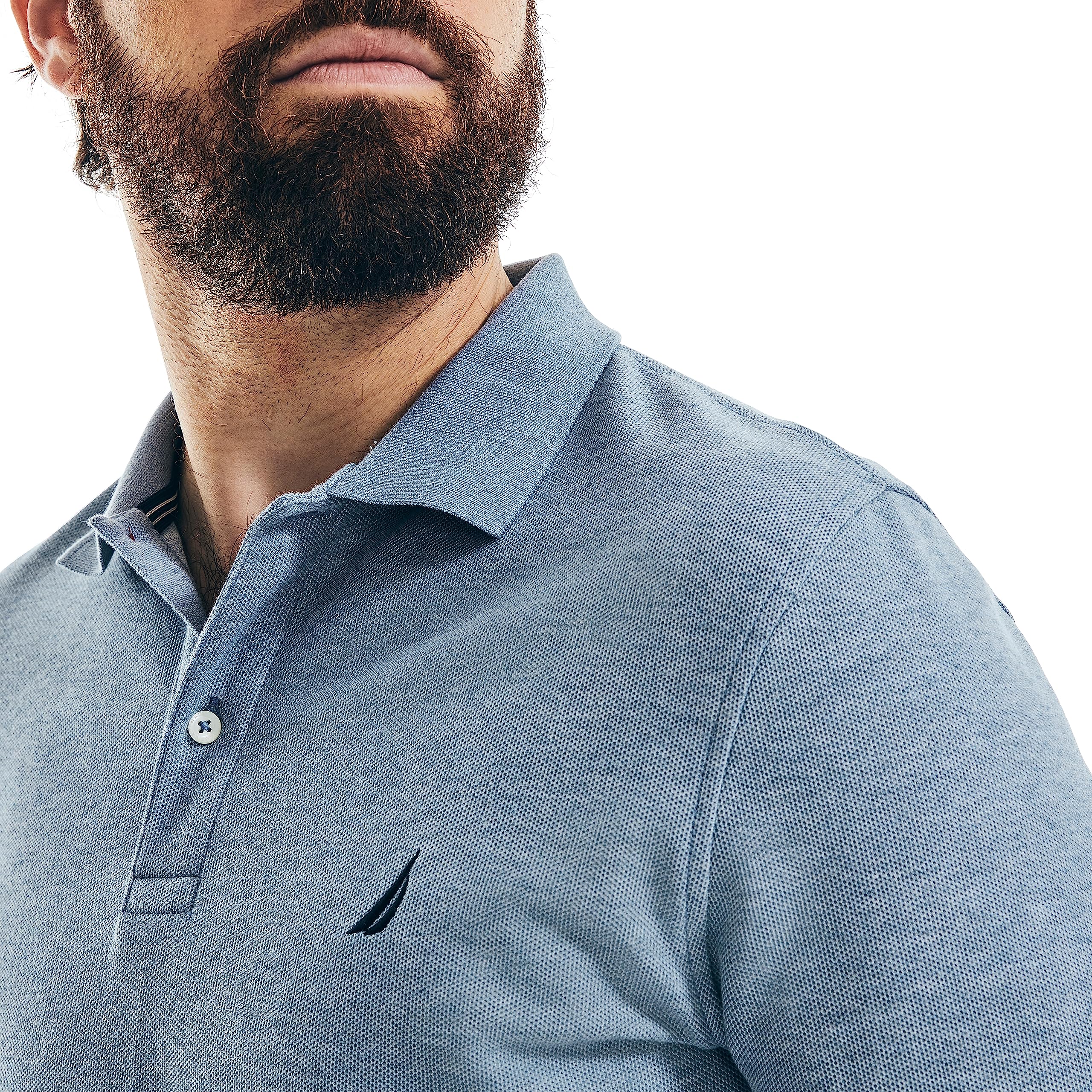 Foto 4 pulgar | Polo Nautica Classic De Manga Corta Para Hombre Deep Anchor - Venta Internacional.
