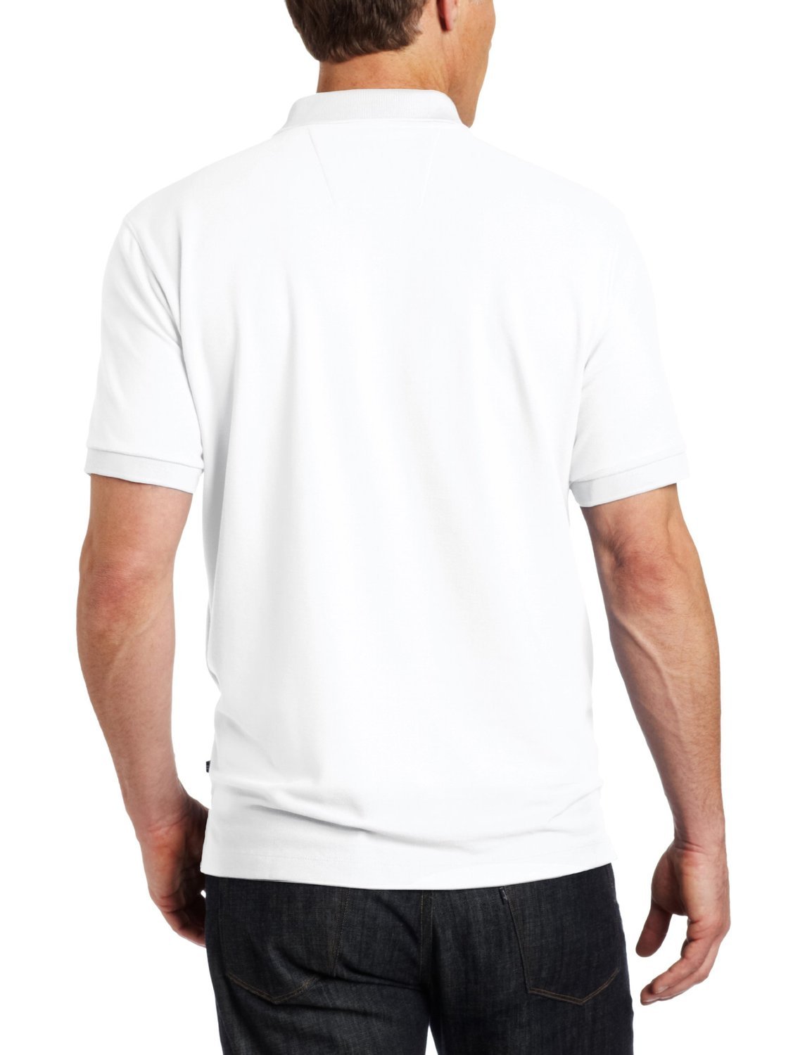 Foto 3 pulgar | Polo Nautica De Manga Corta De Piqué De Algodón Liso Para Hombre - Venta Internacional.