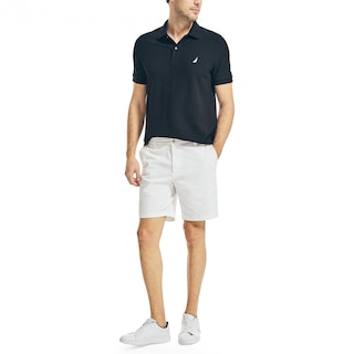 Foto 4 | Polo Nautica Para Hombre, Manga Corta, Acabado Liso, Color Negro Intenso - Venta Internacional.