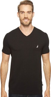 Foto 1 | Camiseta Nautica De Manga Corta Para Hombre, Corte Ajustado Y Cuello En V - Venta Internacional.
