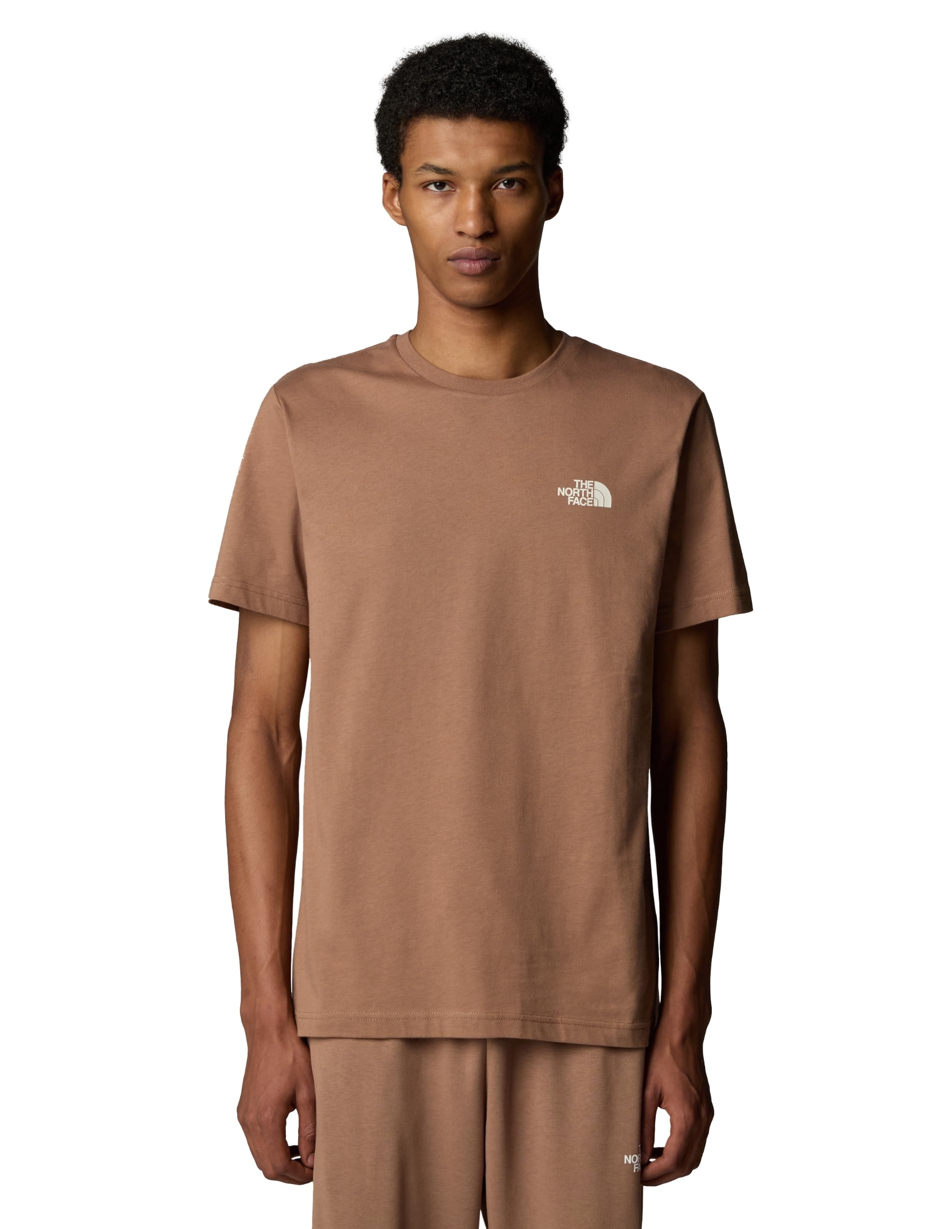 Foto 2 pulgar | Camiseta The North Face Biner 4 Graphic Para Hombre - Latte - Venta Internacional.