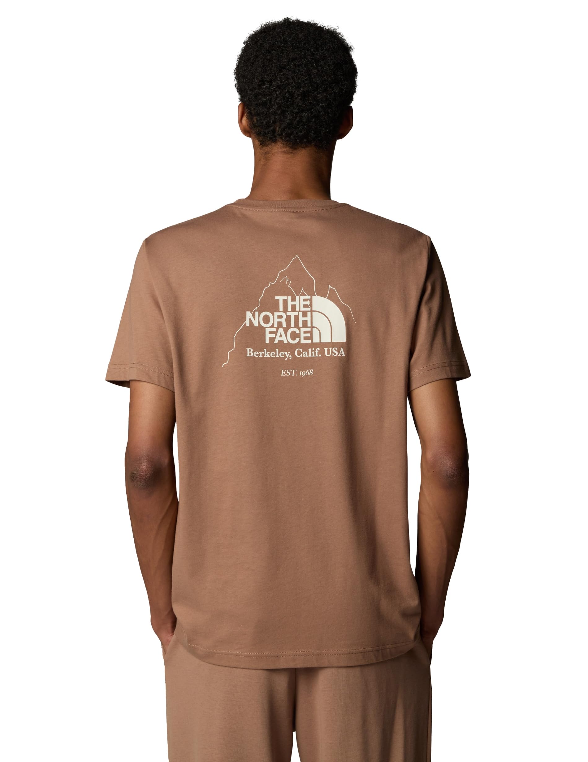 Foto 3 pulgar | Camiseta The North Face Biner 4 Graphic Para Hombre - Latte - Venta Internacional.