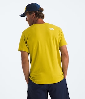 Foto 2 | Camiseta The North Face Core Half Dome Para Hombre - Amarillo Dijon - Venta Internacional.