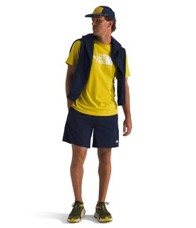 Foto 3 | Camiseta The North Face Core Half Dome Para Hombre - Amarillo Dijon - Venta Internacional.