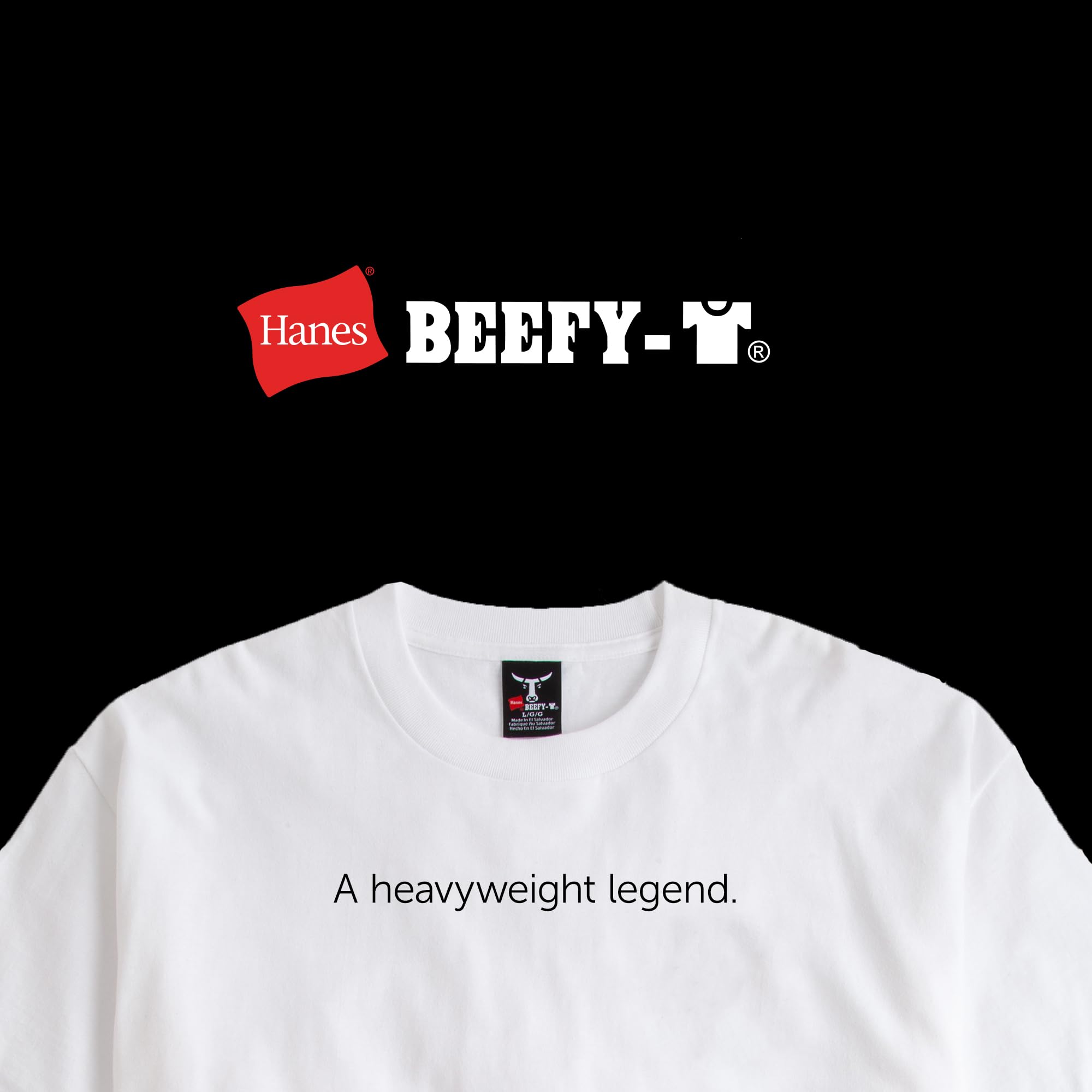 Foto 6 pulgar | Camiseta Hanes Beefy De Manga Corta Para Hombre, Paquete De 2, Color Gris - Venta Internacional.