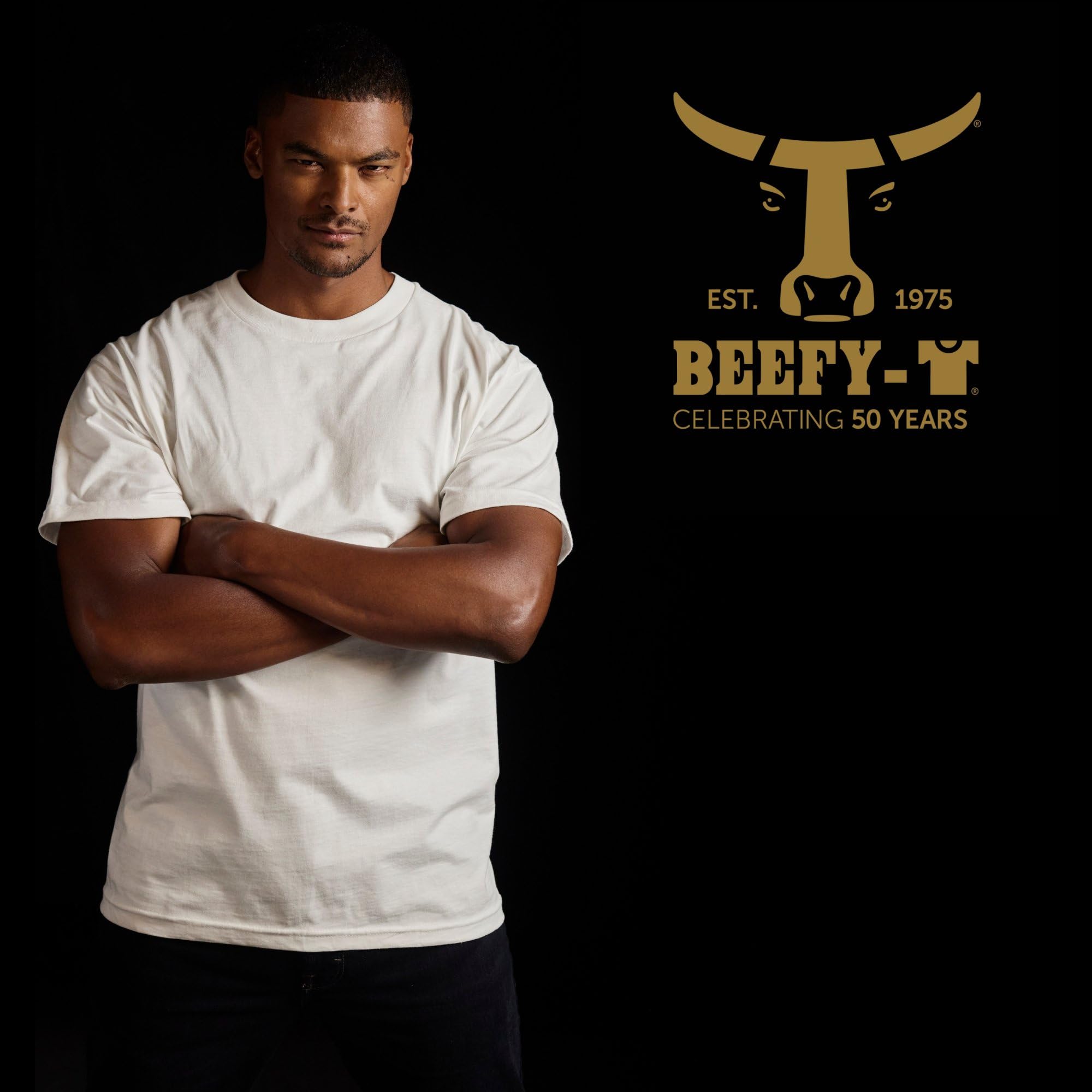 Foto 7 pulgar | Camiseta Hanes Beefy-t De Manga Corta Para Hombre, Talla Xl (paquete De 2) - Venta Internacional.