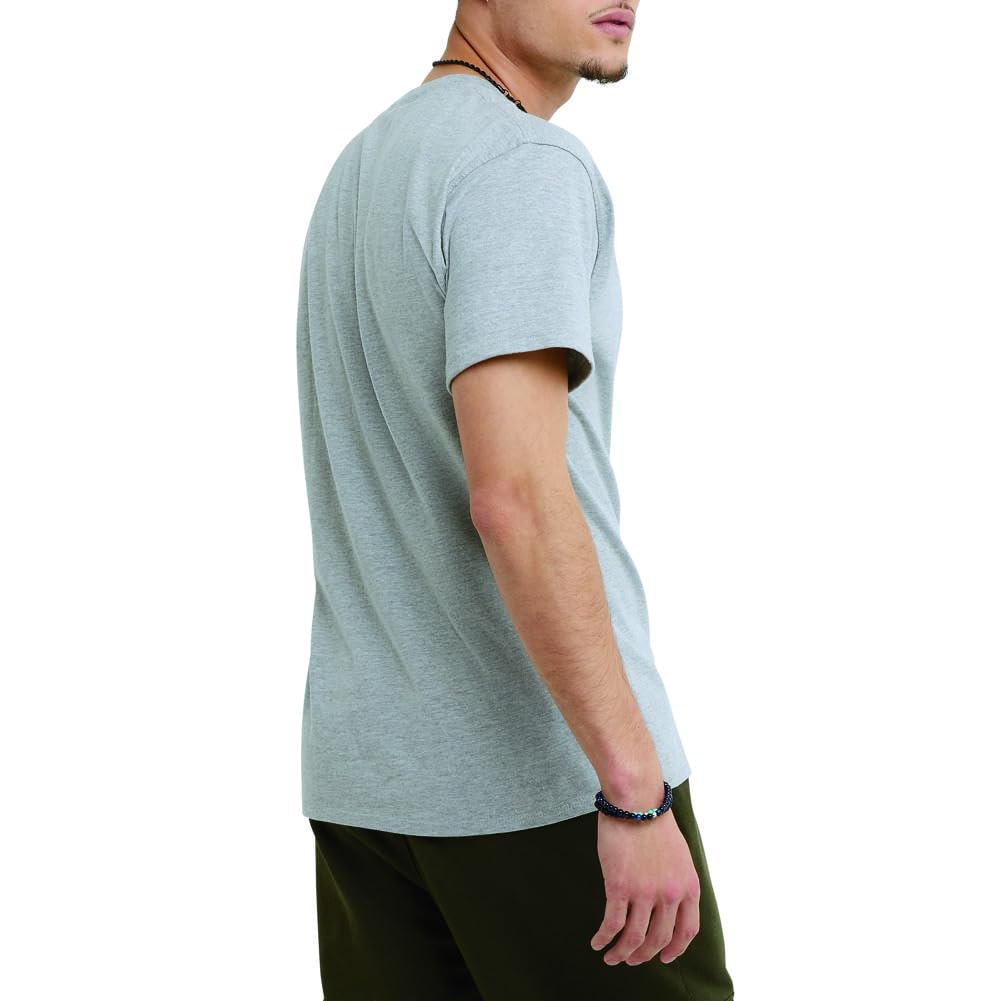 Foto 6 pulgar | Camiseta Champion Classic Jersey Para Hombre Oxford Gris Talla L - Venta Internacional.