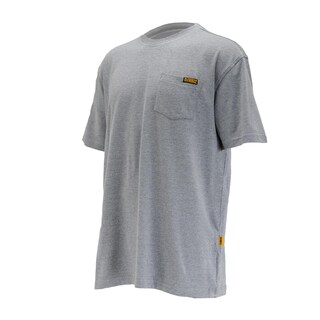 Foto 3 | Camiseta Dewalt Para Hombre, Bolsillo, Gris Jaspeado, Talla M - Venta Internacional.