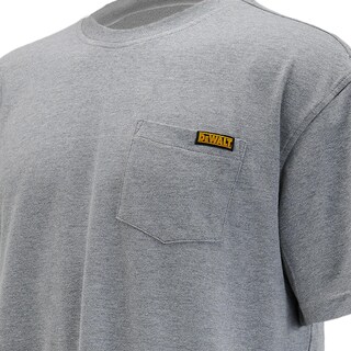 Foto 4 | Camiseta Dewalt Para Hombre, Bolsillo, Gris Jaspeado, Talla M - Venta Internacional.