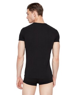 Foto 3 | Playera Armani Exchange Camisa Hombre Cuello V Classic Fit 2 Pack - Original