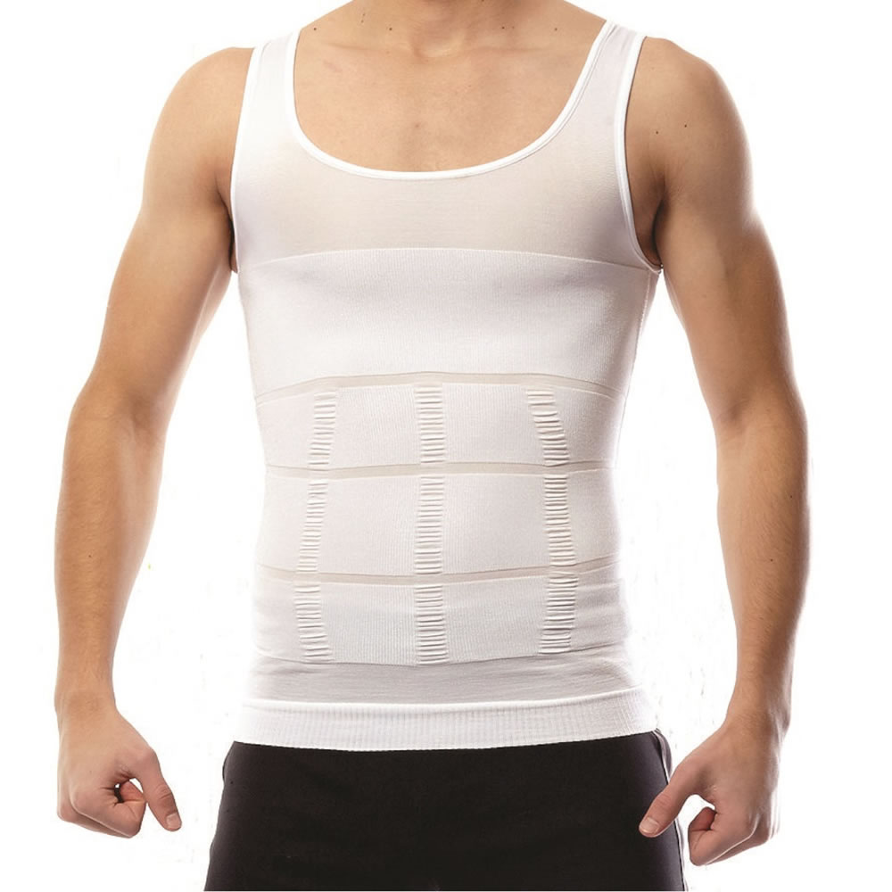 Foto 2 pulgar | Camiseta Faja Reductora Bellati 318 color Blanco Elástica para Hombre