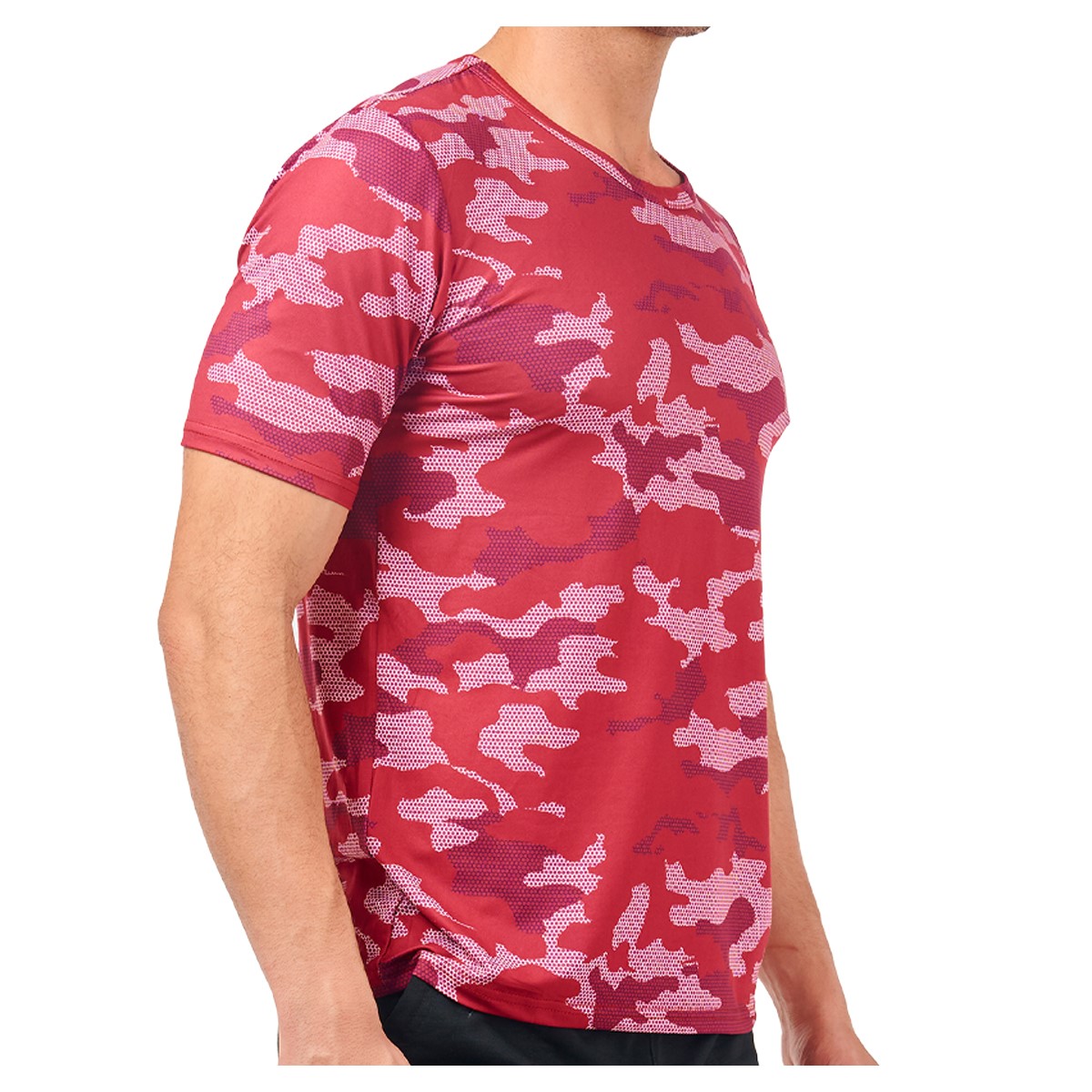 Foto 2 | Playera de Caballero Wilson 10152 color Vino Capacidad de Transpirar