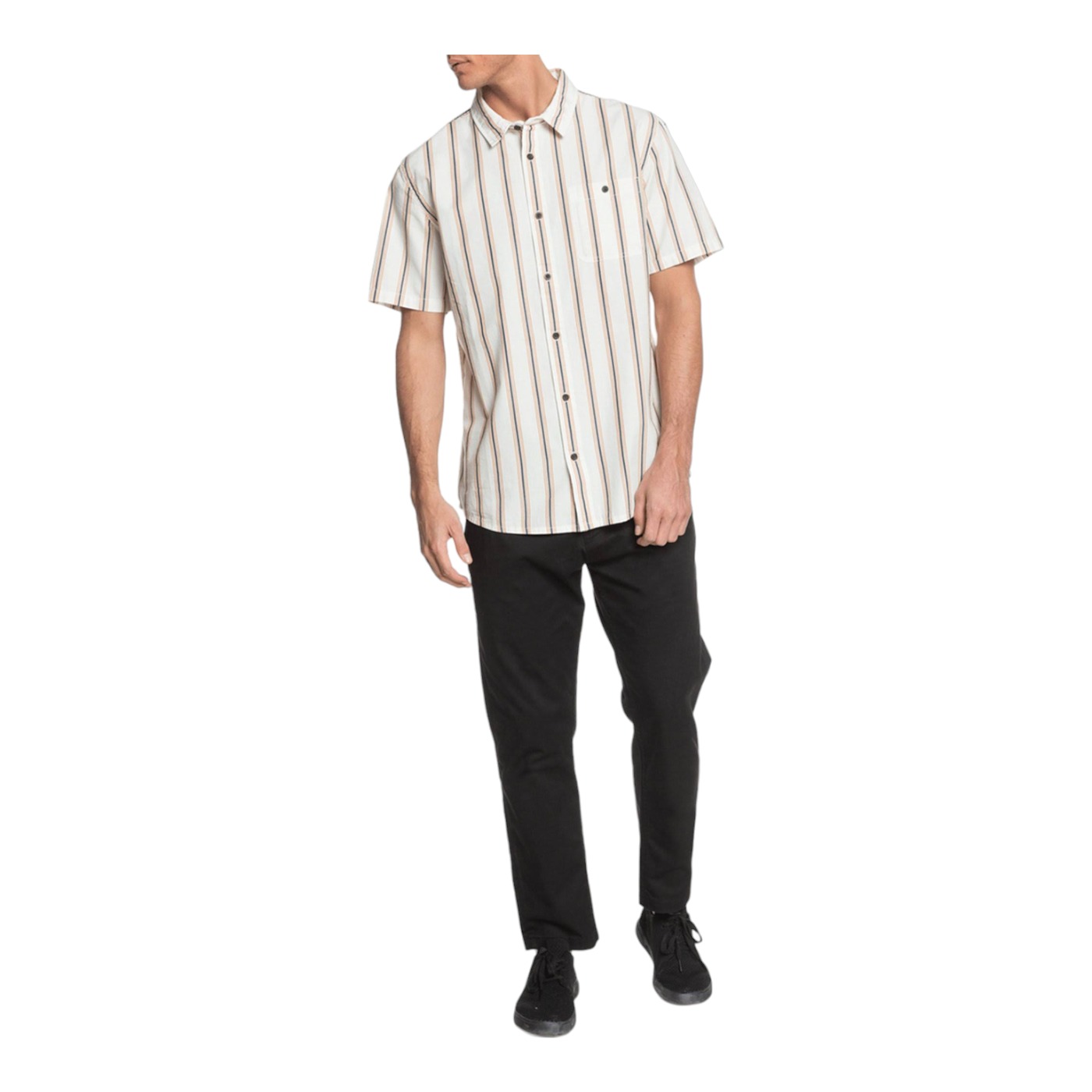 Foto 5 pulgar | Camisa Quiksilver Blanca para Hombre