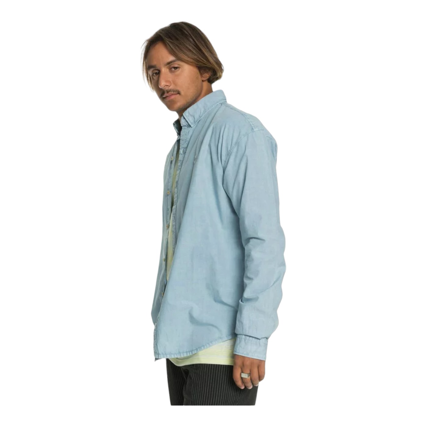 Foto 5 pulgar | Camisa para Hombre Quiksilver Origin Azul