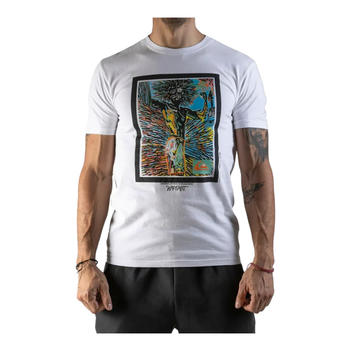 Playera Quiksilver Blanca para Hombre