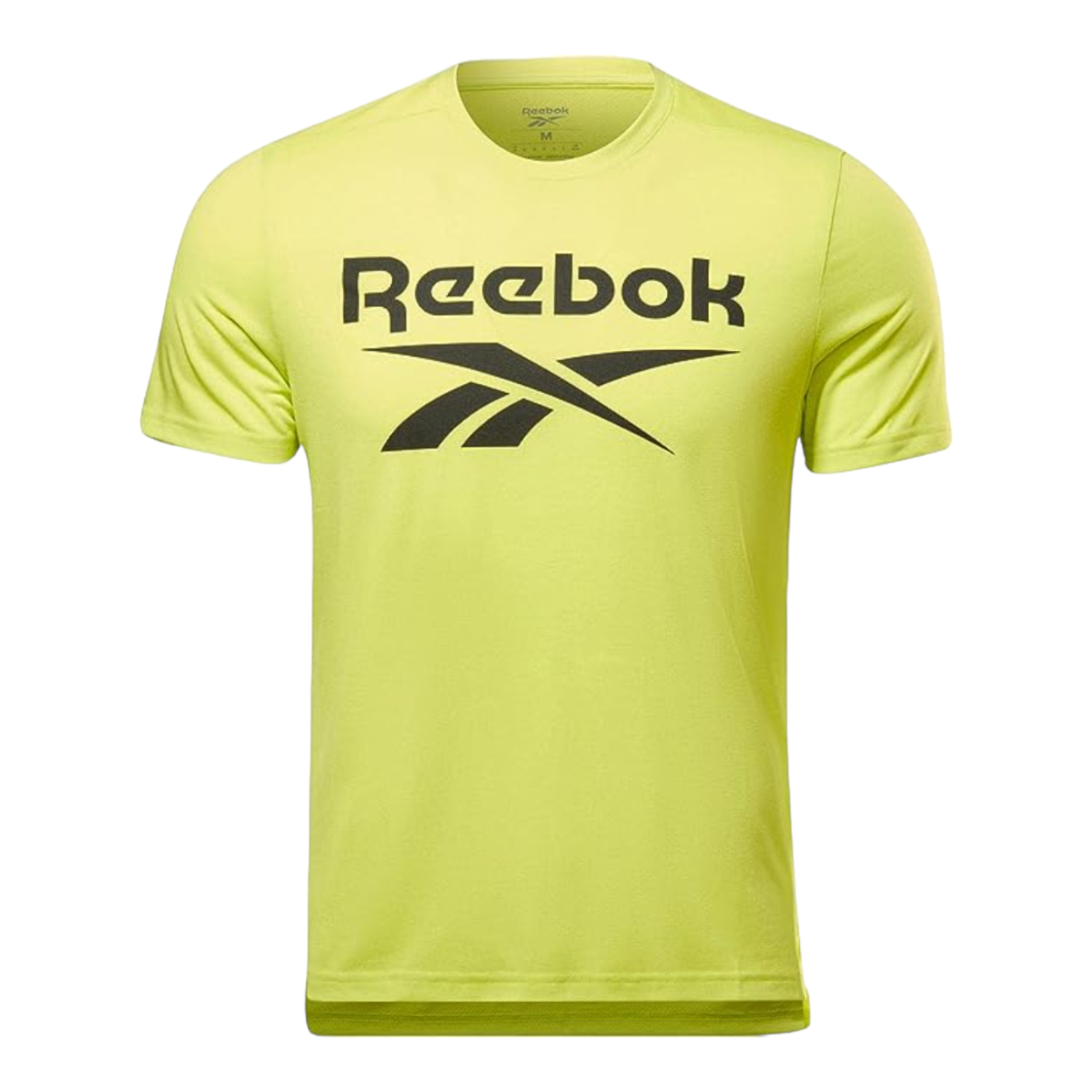 Foto 2 pulgar | Playera Deportiva Reebok Big Logo Amarilla H49683 para Hombre