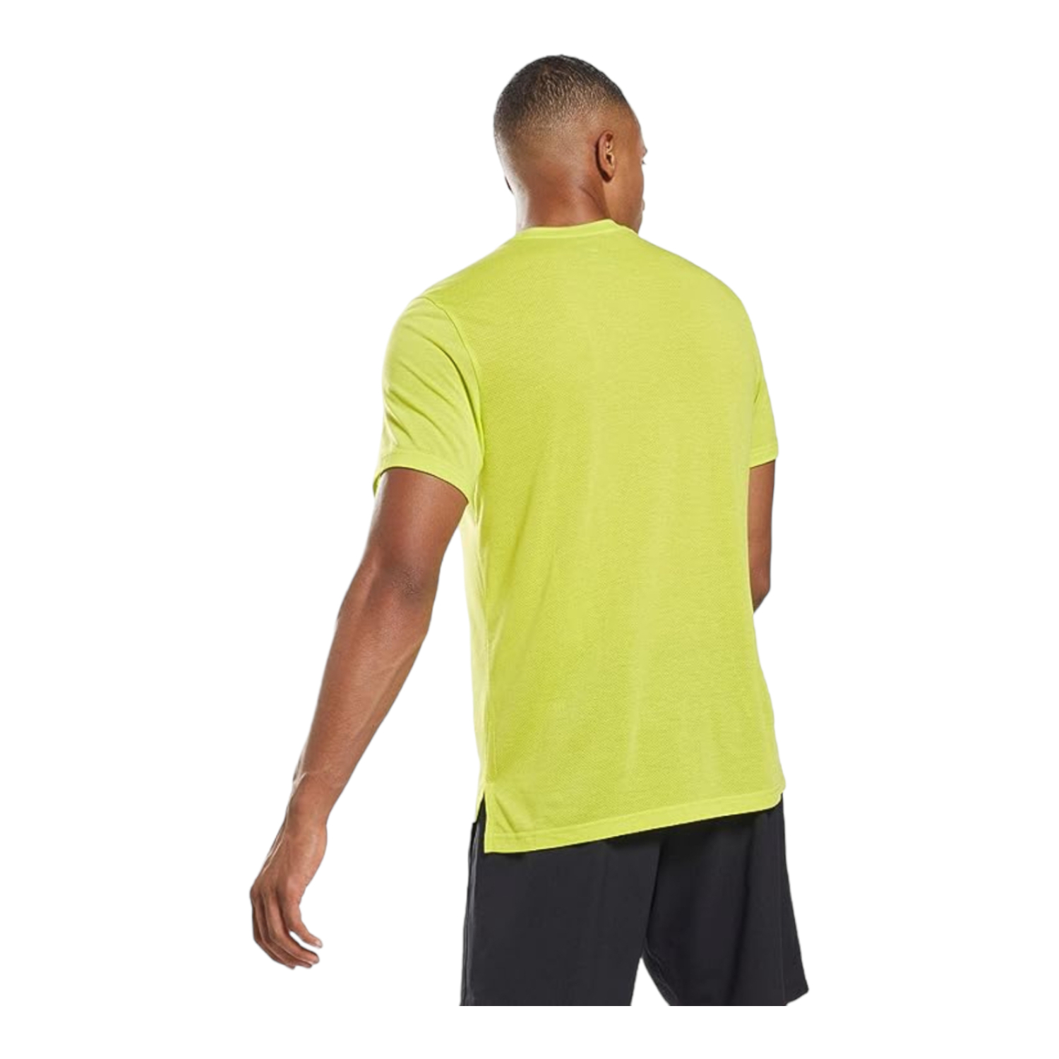 Foto 4 pulgar | Playera Deportiva Reebok Big Logo Amarilla H49683 para Hombre