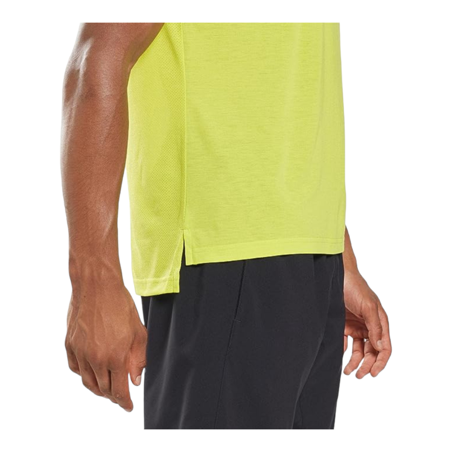 Foto 6 pulgar | Playera Deportiva Reebok Big Logo Amarilla H49683 para Hombre