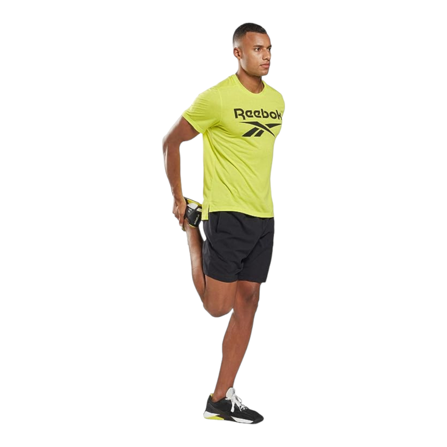 Foto 7 pulgar | Playera Deportiva Reebok Big Logo Amarilla H49683 para Hombre