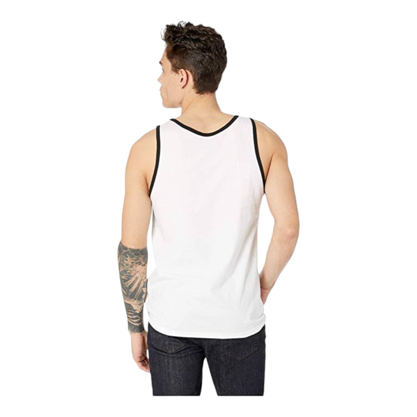 Foto 4 pulgar | Playera Quiksilver Tank Top Aqyzt05949wbb0 Blanca para Hombre