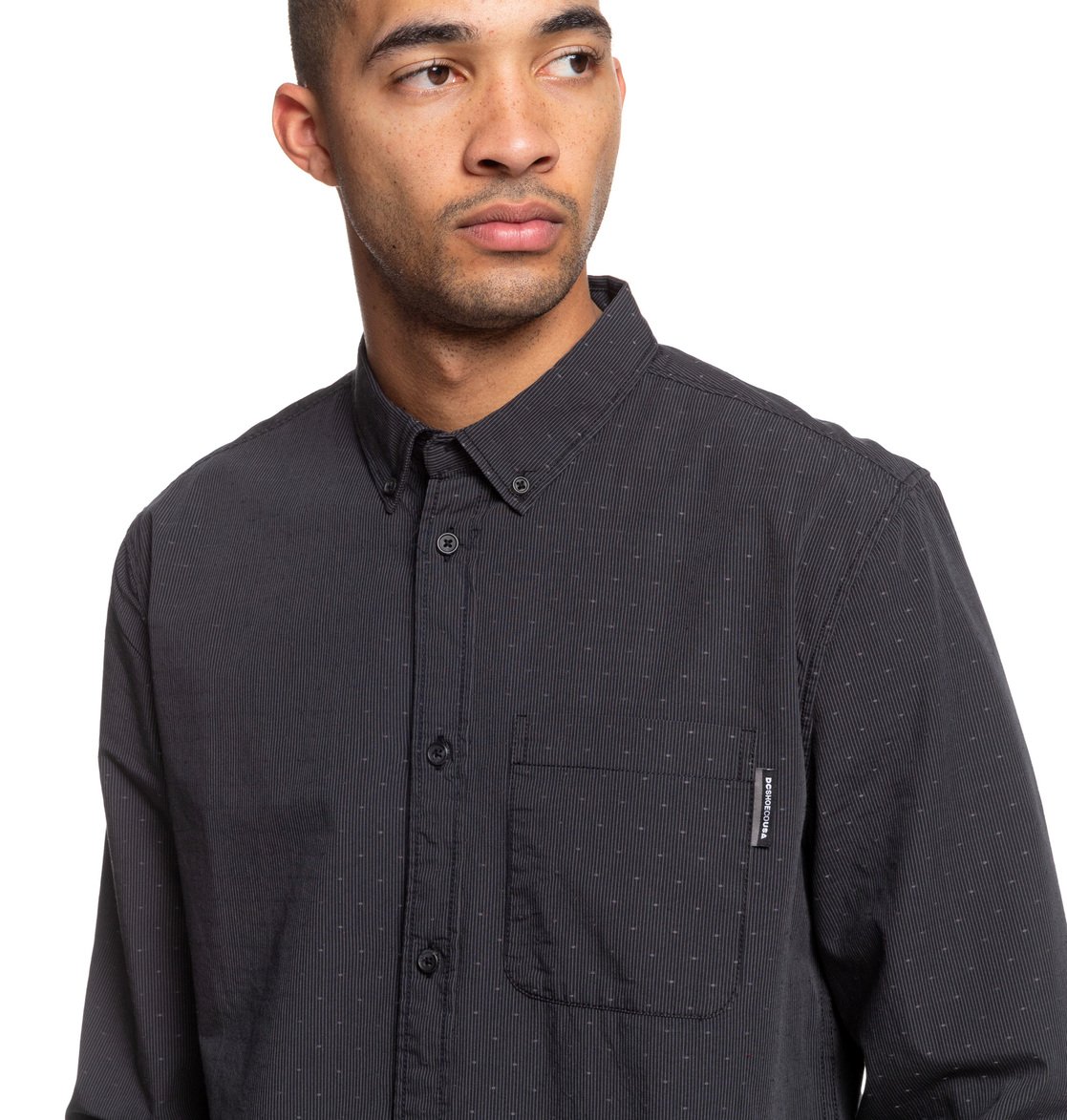 Foto 3 pulgar | Camisa Dc Shoes Negra para Hombre