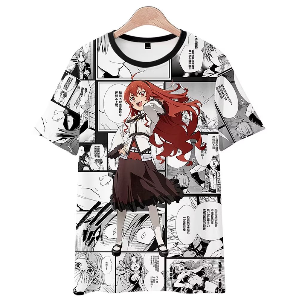 Foto 2 pulgar | Venta Internacional-Camiseta Niconico Mushoku Tensei Anime con Impresión 3d