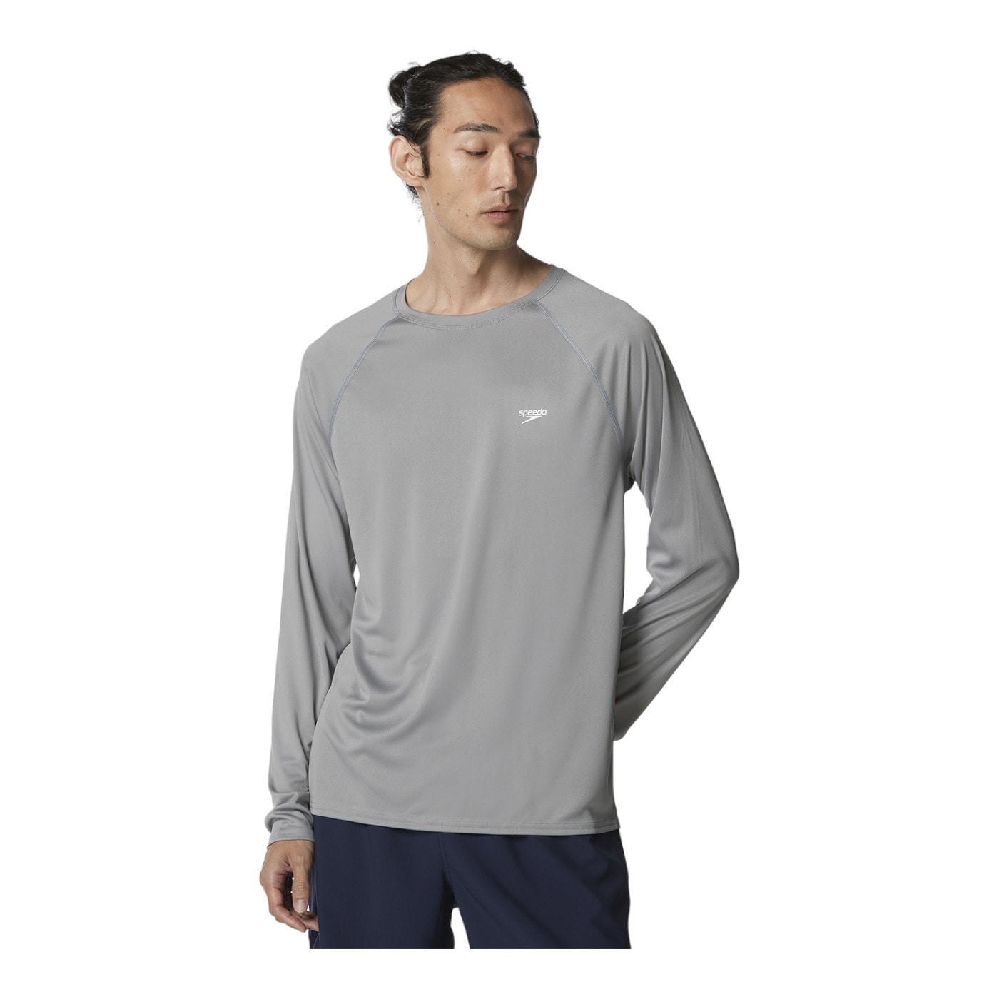 Playera Speedo Swim Shirt Gris para Hombre $649