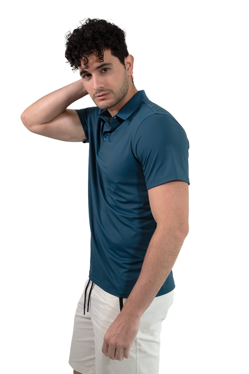 Foto 4 pulgar | Playera Regular Fit De Cuello Tipo Polo